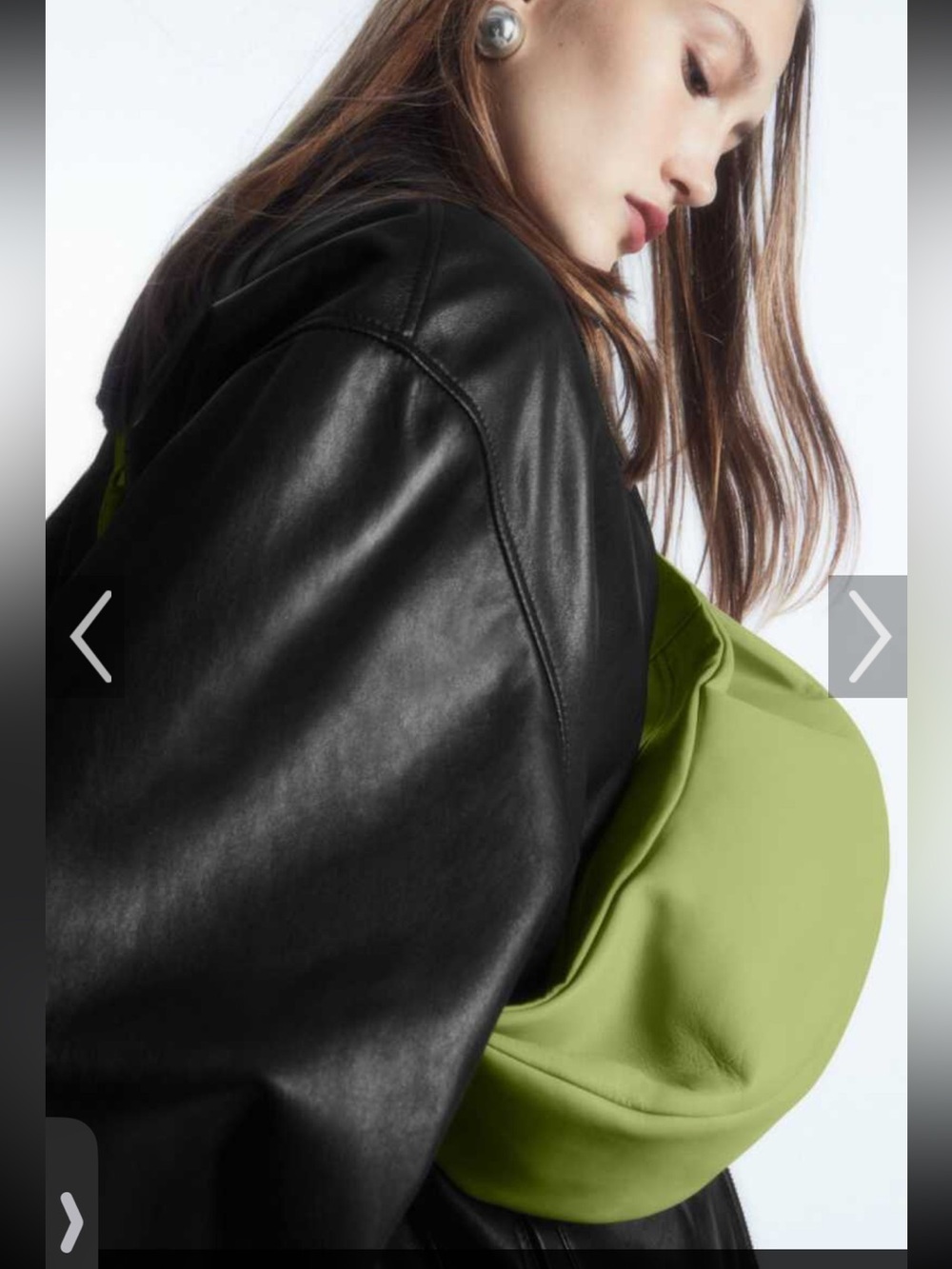 COS swing crossbody bag green